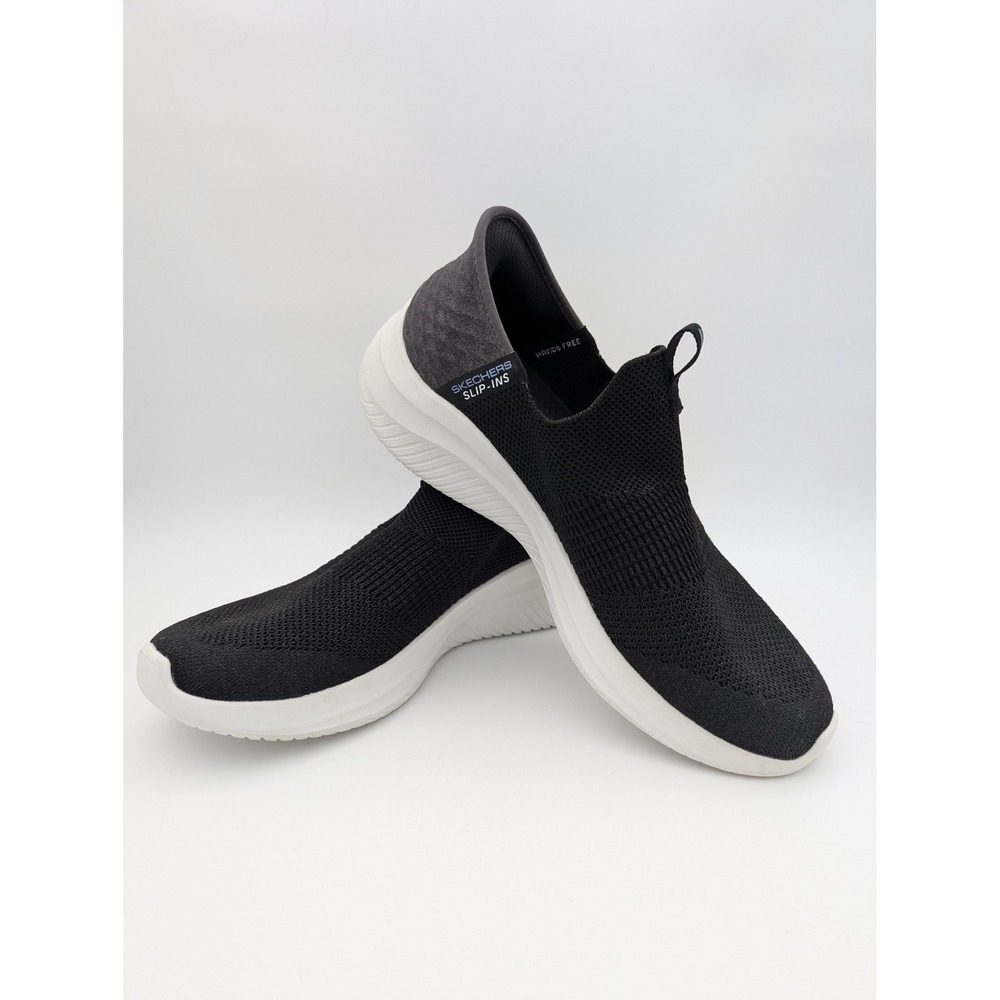 Skechers Slip-ins Hands Free Black Walking Sneaker Shoes Womens Size 9.5 149709